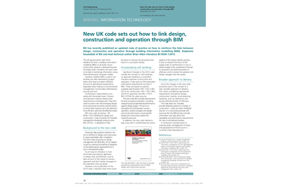 New UK code for construction